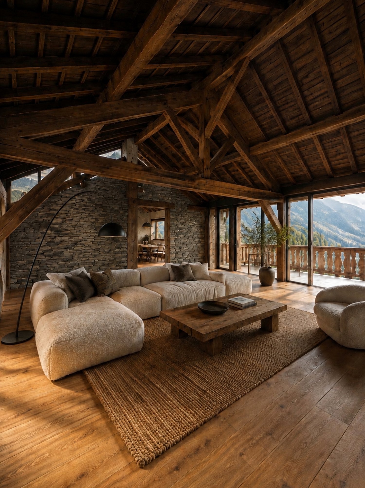 The upper floor